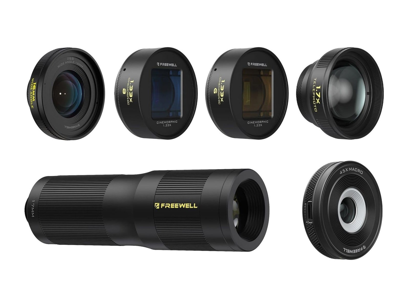 Freewell - Pro Filmmaker Lens Kit 1.33x Anamorphic / Lens Camera Accessories