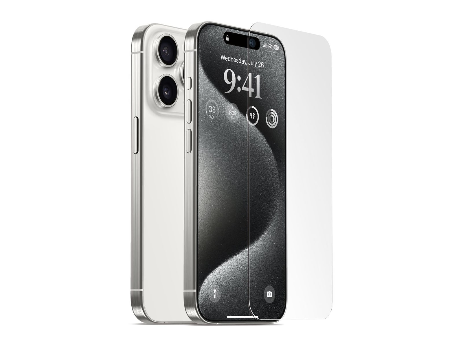 elago - Tempered Glass + Screen Protector (1 Pcs) - iPhone 15 Pro Max