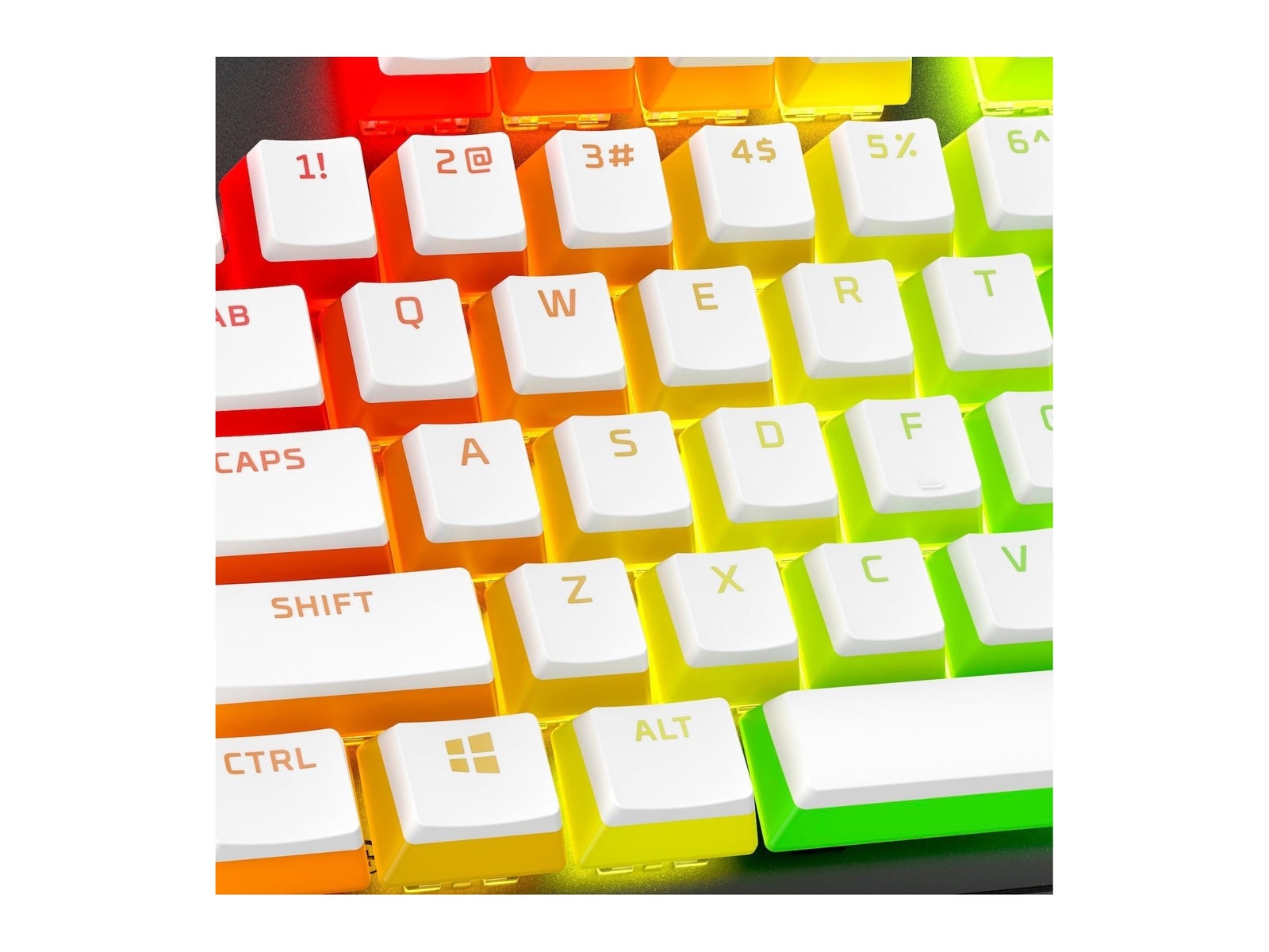 HyperX - Pudding Keycaps 2 Full Key Set PBT - White