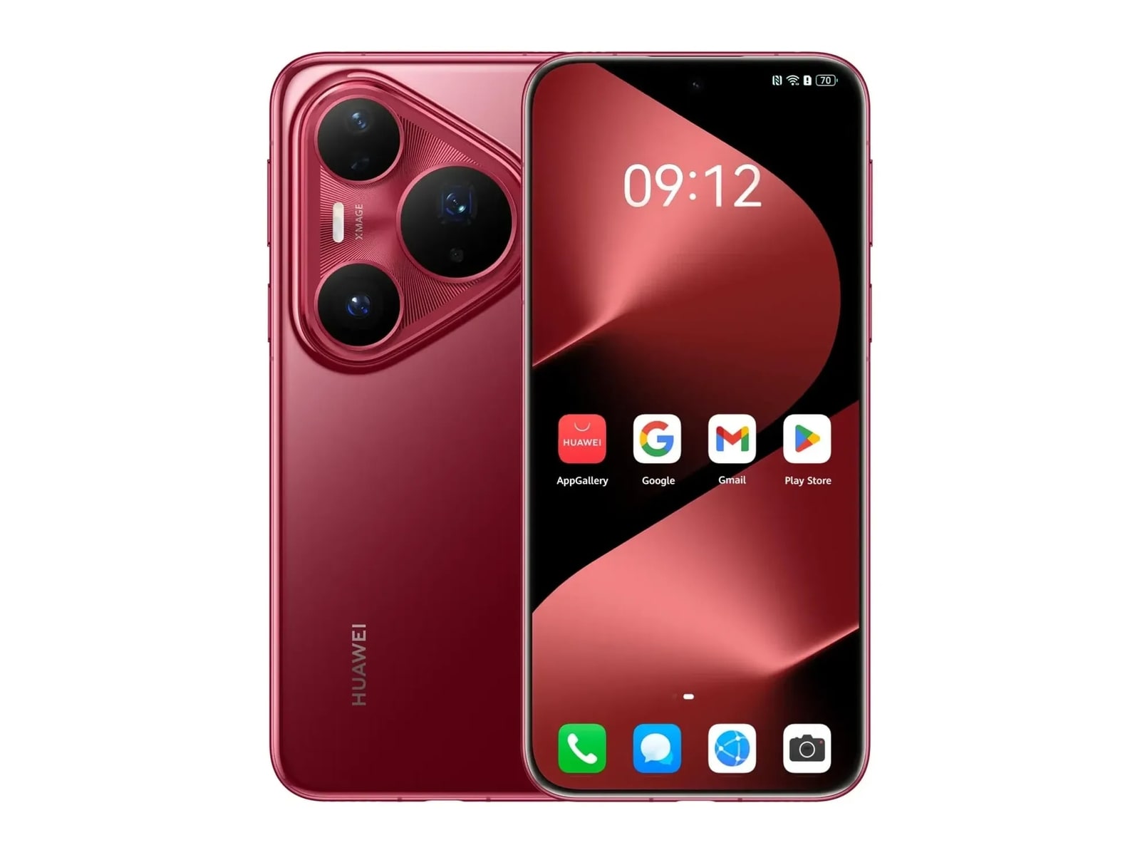 Huawei - Pura 80 Pro 512GB - Glazed Red