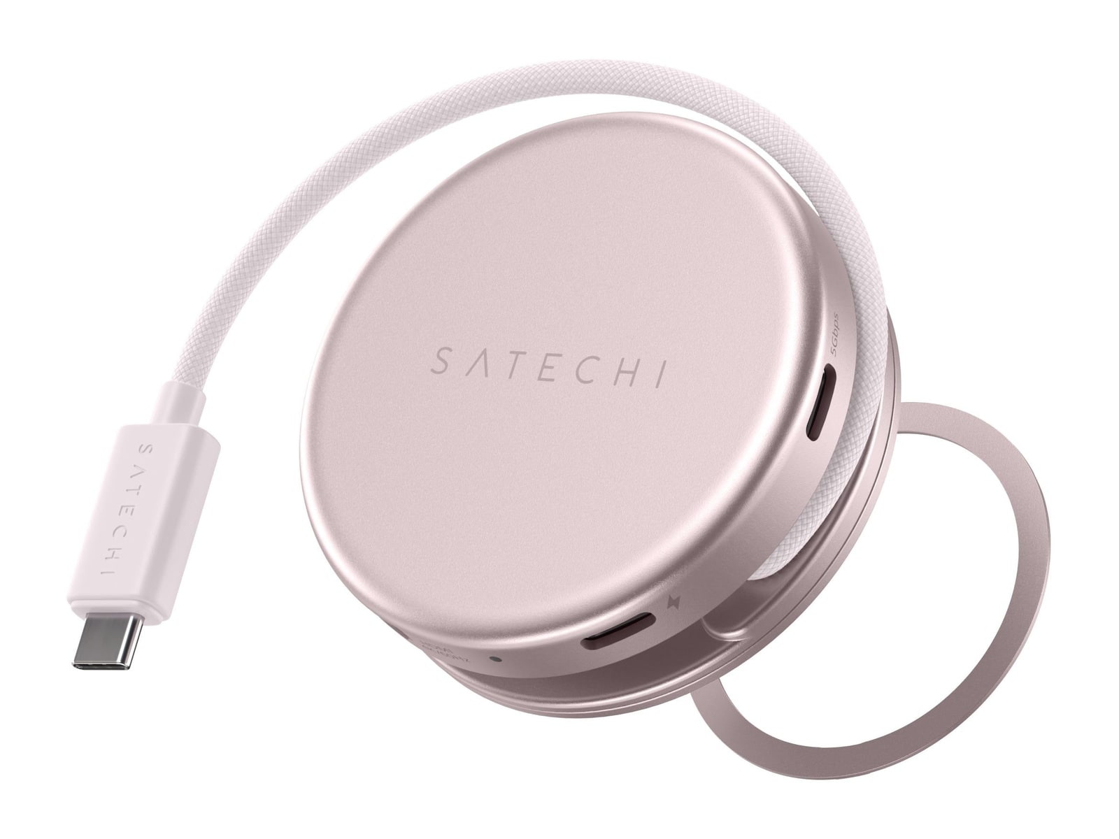 Satechi - OntheGo 5-in-1 Multiport Adapter USB-C USB Hubs - Blush