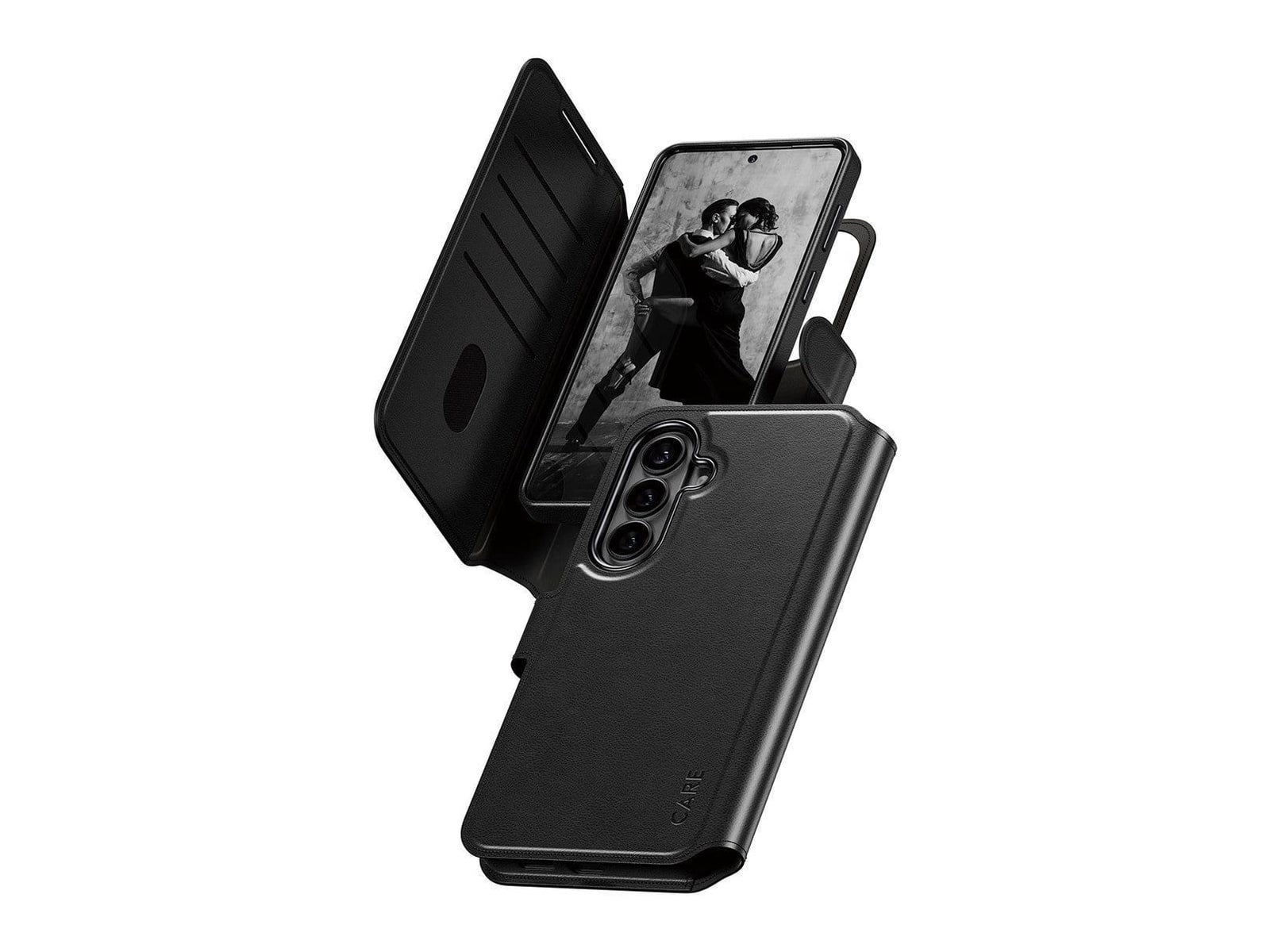 PanzerGlass - CARE Tango 2-in-1 Wallet Case w. Qi Samsung Galaxy S26+