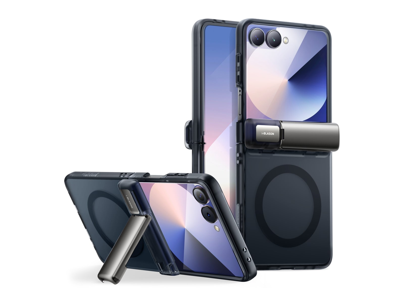i-Blason - Cosmo Classic - Galaxy Z Flip 7 - Frost Black