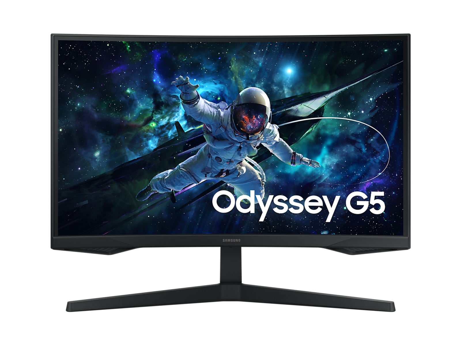 Samsung - 27" Odyssey G5 G55C QHD 165Hz Gaming Monitors - Black (UK)
