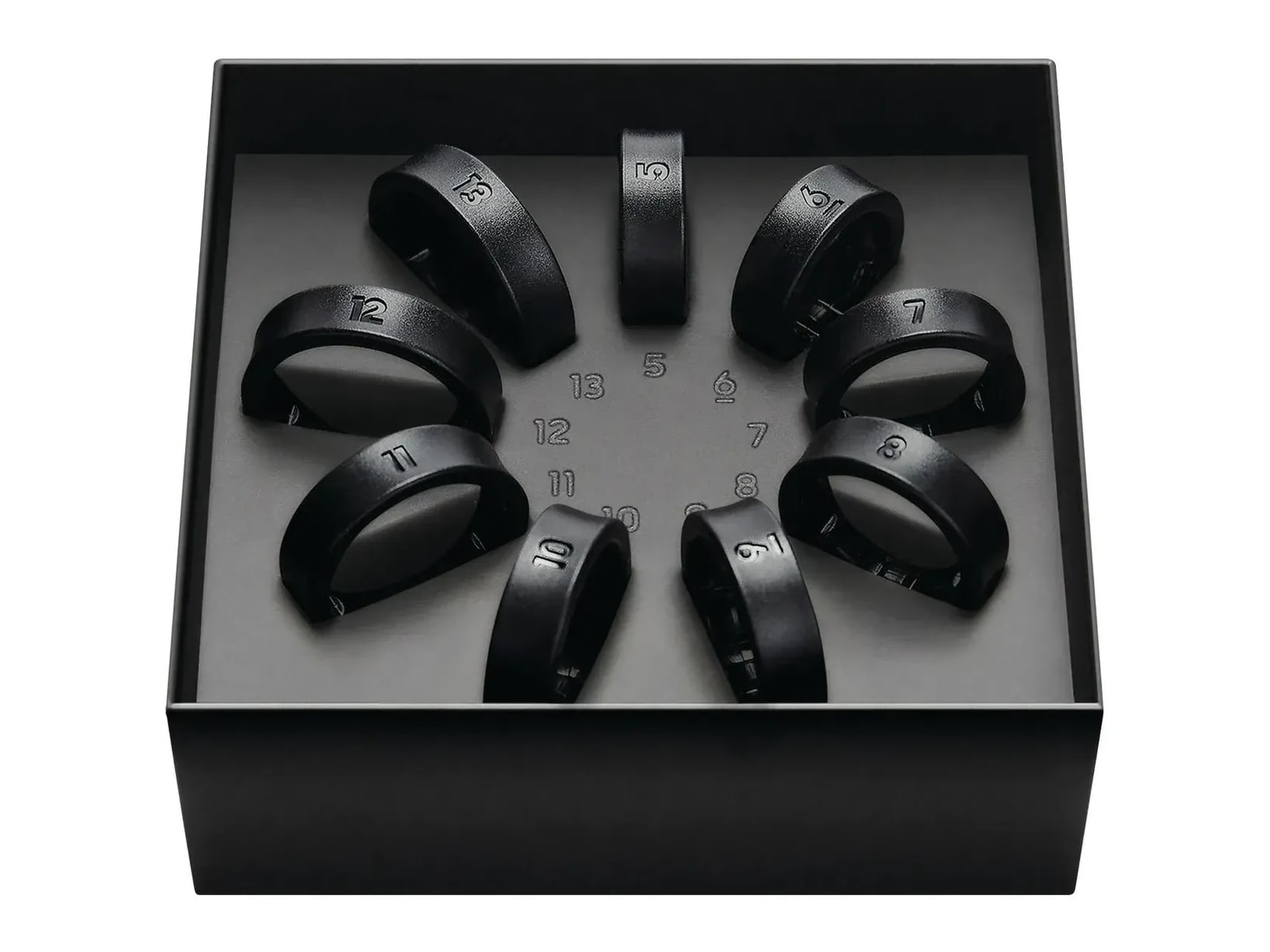 Samsung - Galaxy Ring Sizing Kit Smart Rings - Black