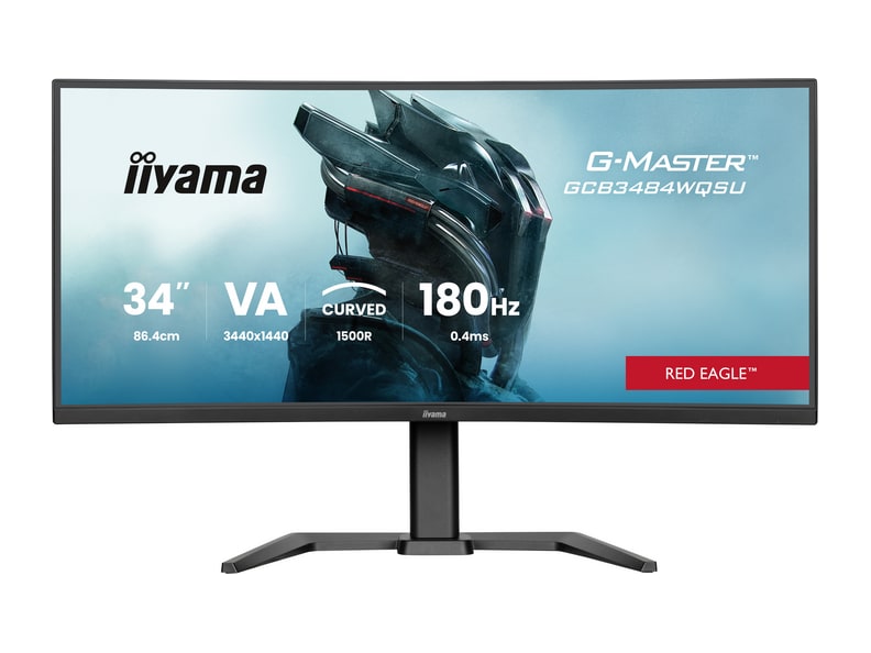 iiyama - 34" G-Master GCB3484WQSU UWQHD 180Hz Ultrawide Monitors