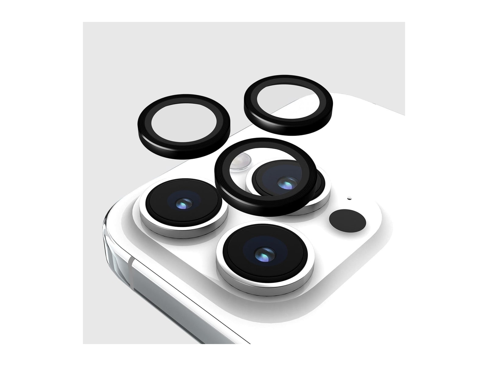 Case-Mate - Camera Lens Protector Black - iPhone 15 Pro / 15 Pro Max