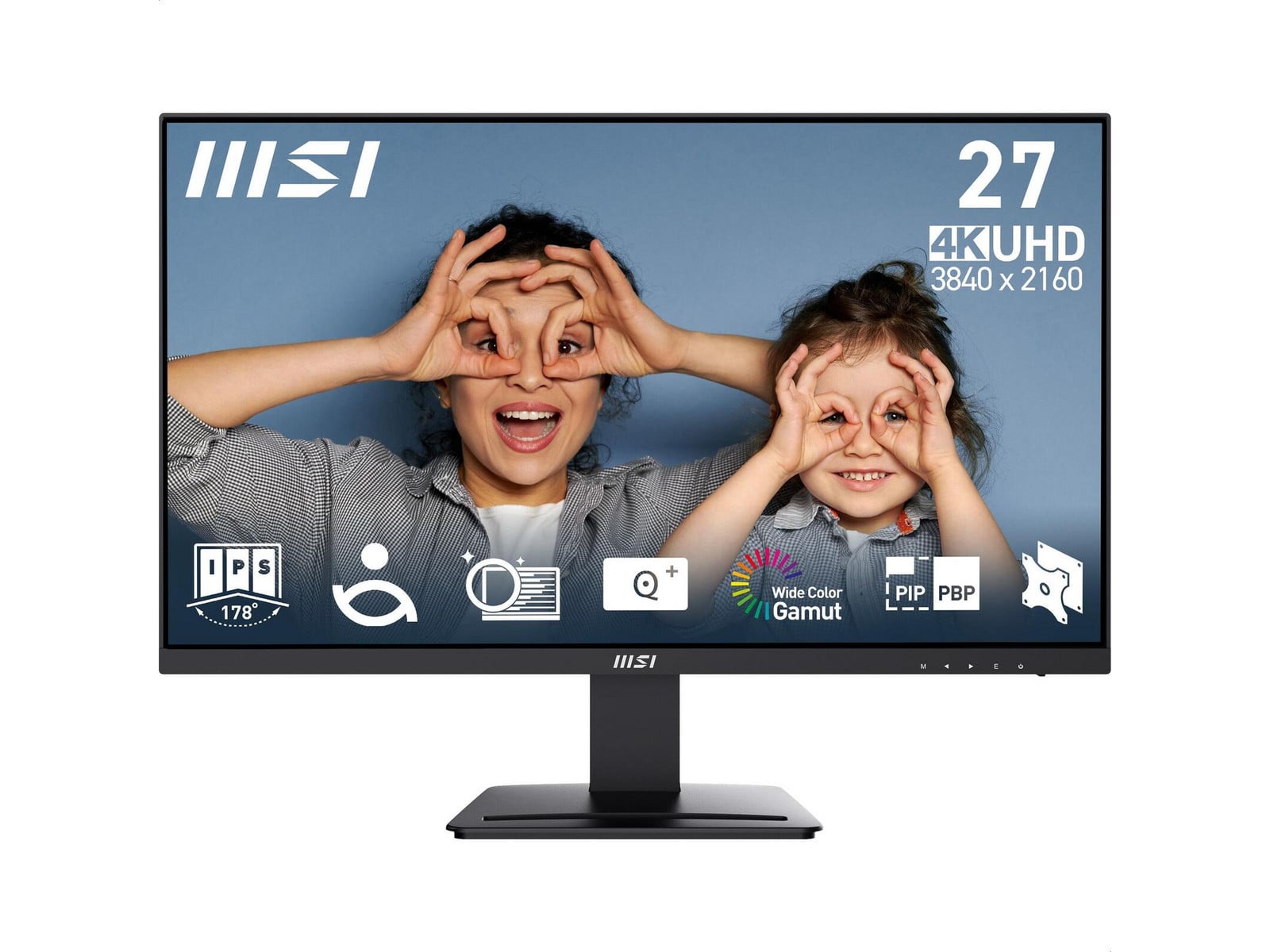 MSI - 27" PRO MP273UDE 4K UHD 60Hz 4K/5K Monitors