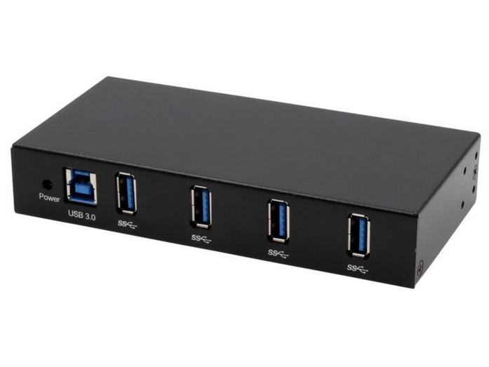 Exsys - EX-11234HMS USB Hubs - Black