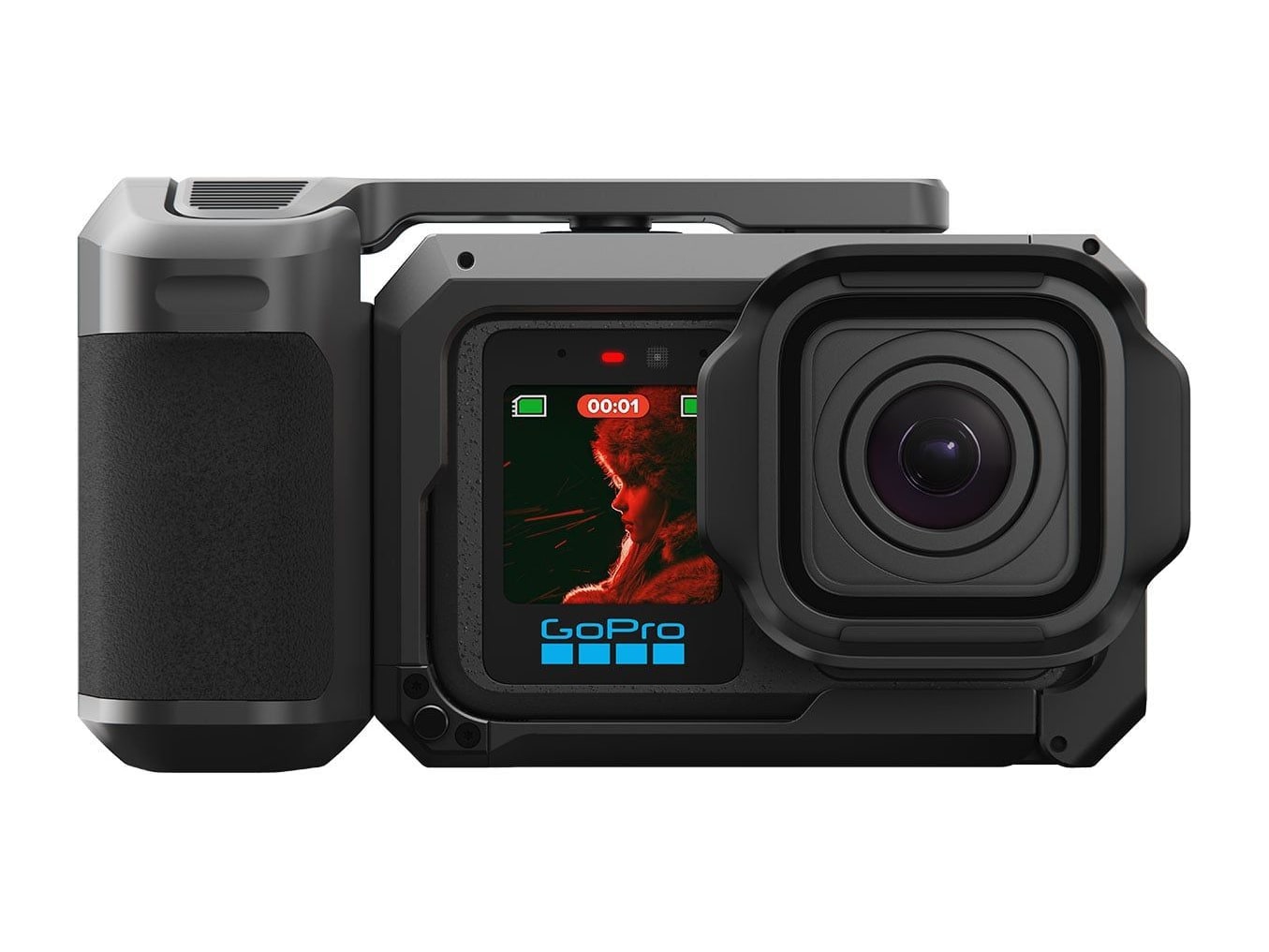GoPro - MISSION 1 Pro 8K Action Camera Grip Edition 8K Action Cameras - Black