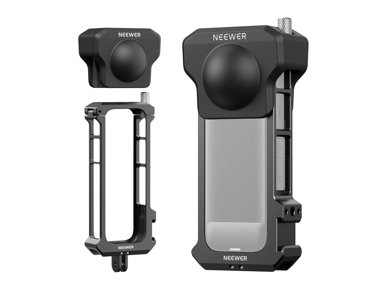 Neewer - AC010 Action Camera Cage with Lens Cap For Insta360 X4 Camera Accessories