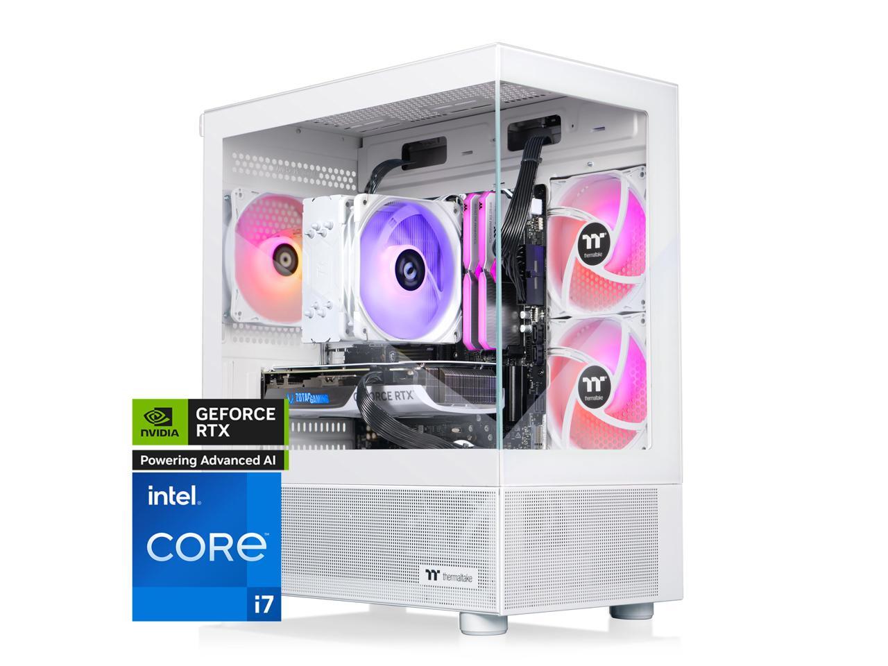 Thermaltake - LCGS View i1470S-170 - Intel Core i7-14700F chip - 32GB Memory - 1TB SSD - White
