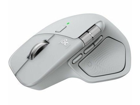 Logitech - MX Master 4 Bluetooth Wireless Mice - Pale Gray