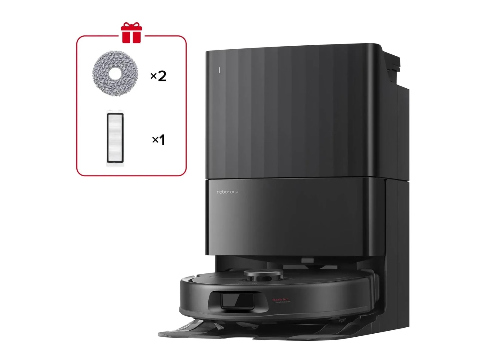 Roborock - Qrevo S Prox Black Vacuum Cleaners