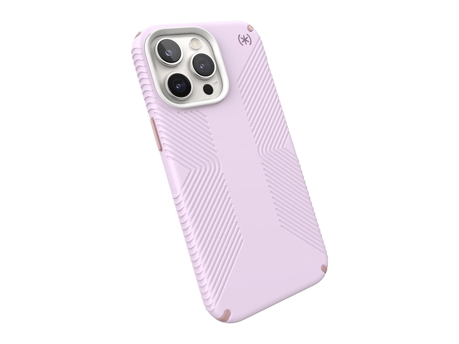 Speck - Presidio2 Grip MagSafe - iPhone 15 Pro Max - Soft Lilac/Carnation Petal