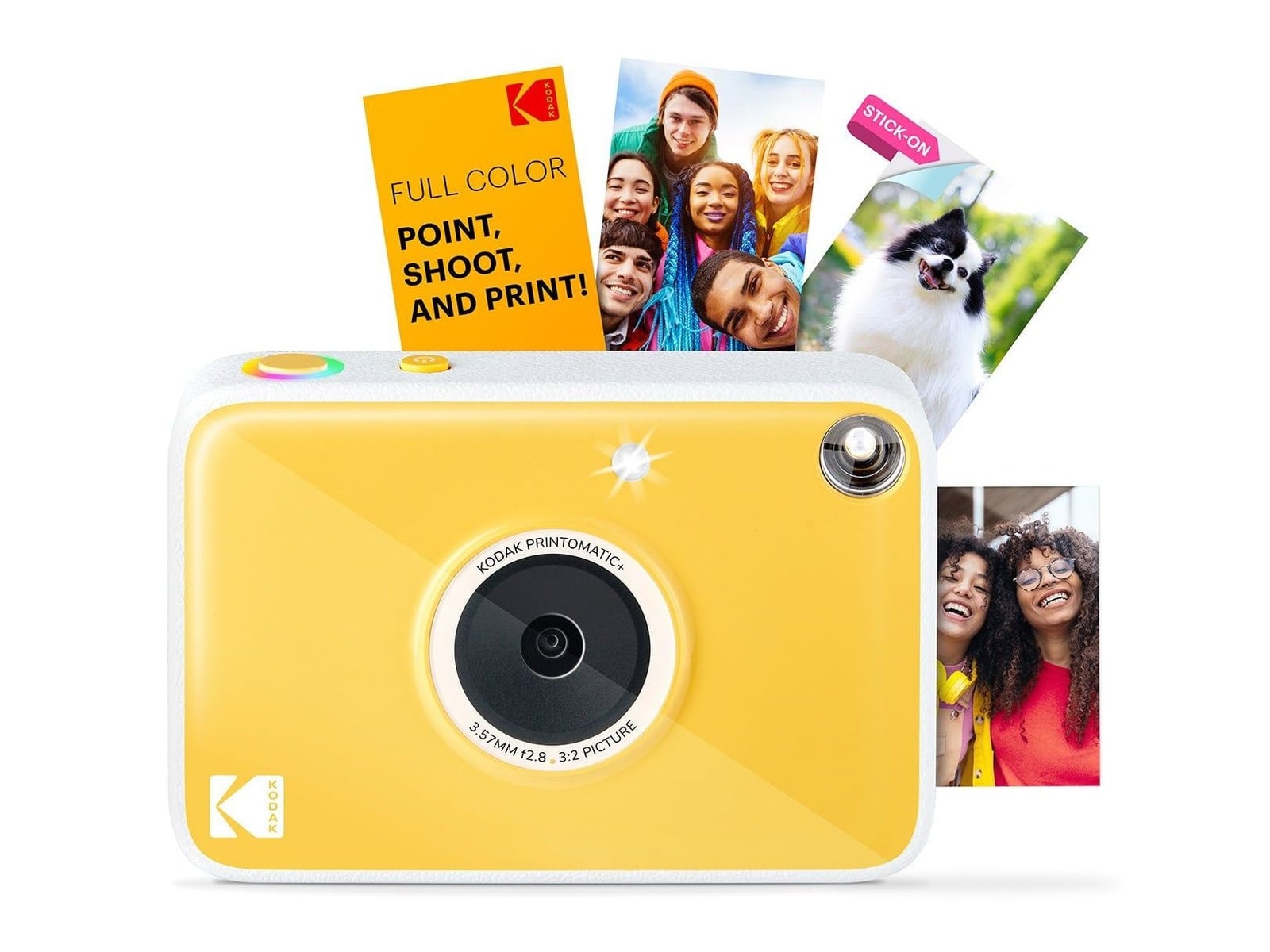 Kodak - Printomatic+ 10 MP Instant Cameras - Yellow