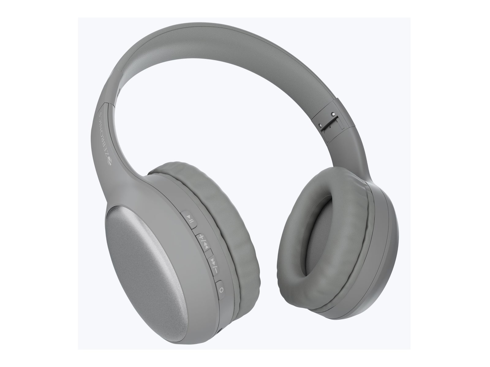 Zebronics - Zeb Thunder Max Over-Ear Headphones - Gray