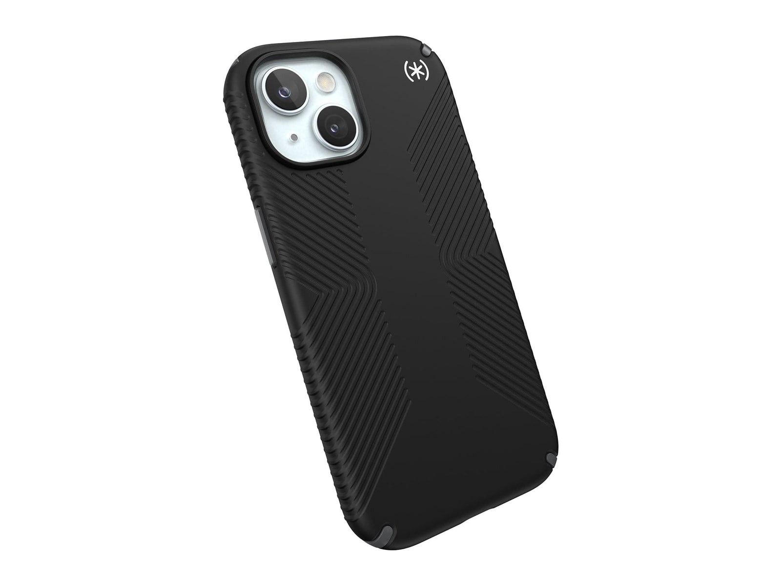 Speck - Presidio2 Grip MagSafe - iPhone 15 - Black/Slate Grey