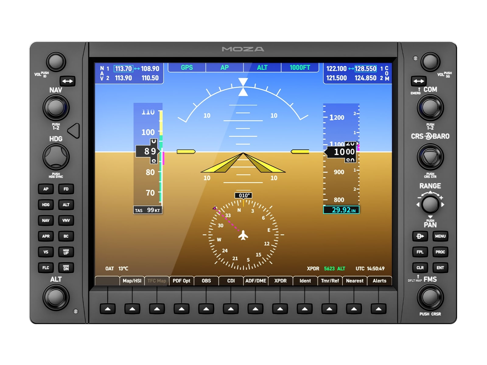 MOZA - MGX1000 Instrument Panel