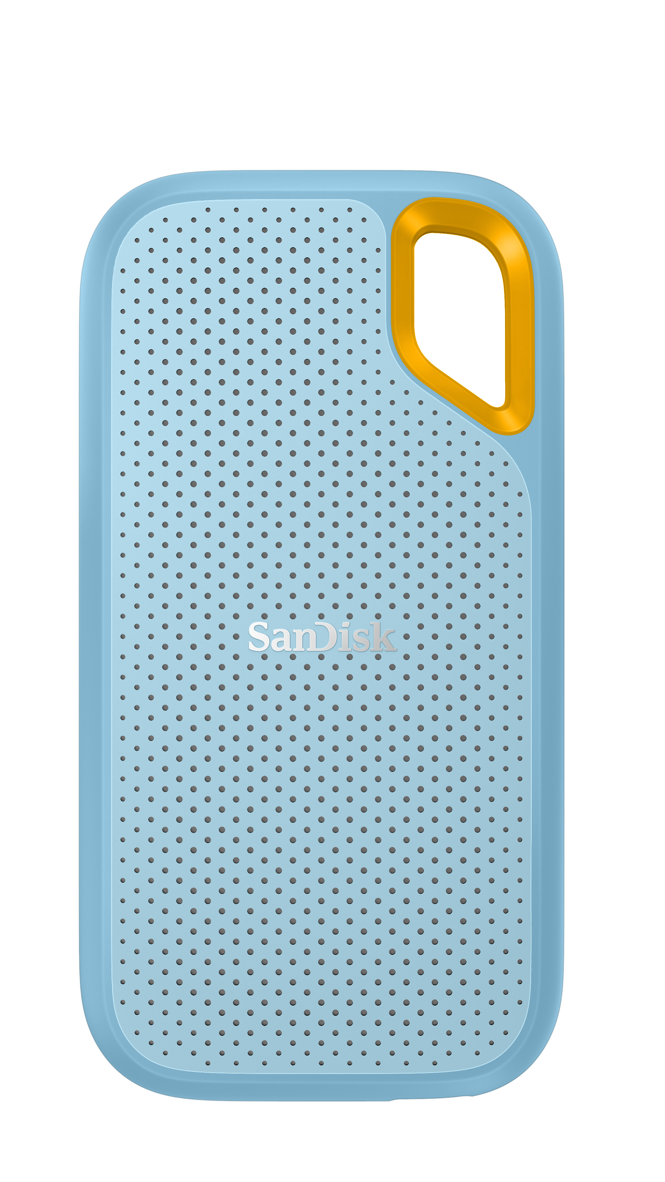 SanDisk - Extreme Portable SSD Sky Blue 2TB Storage Drives - USB 3.2 Gen 2