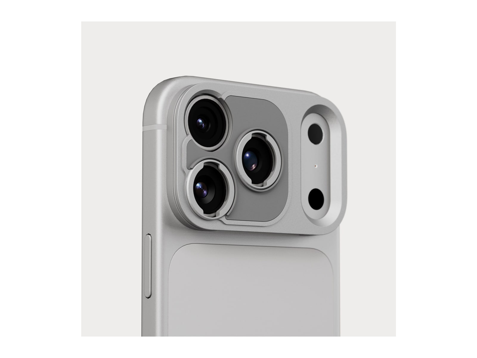 Moment - Stick-On T-Series Lens & QuickLock Mount II - iPhone 18 Pro Max - Silver