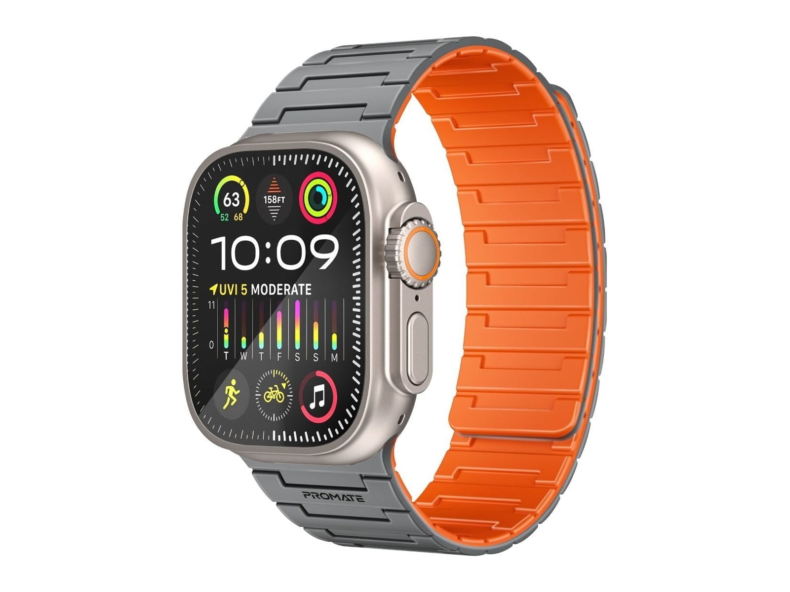 Promate - MagBand-MS Watch Bands - Gray