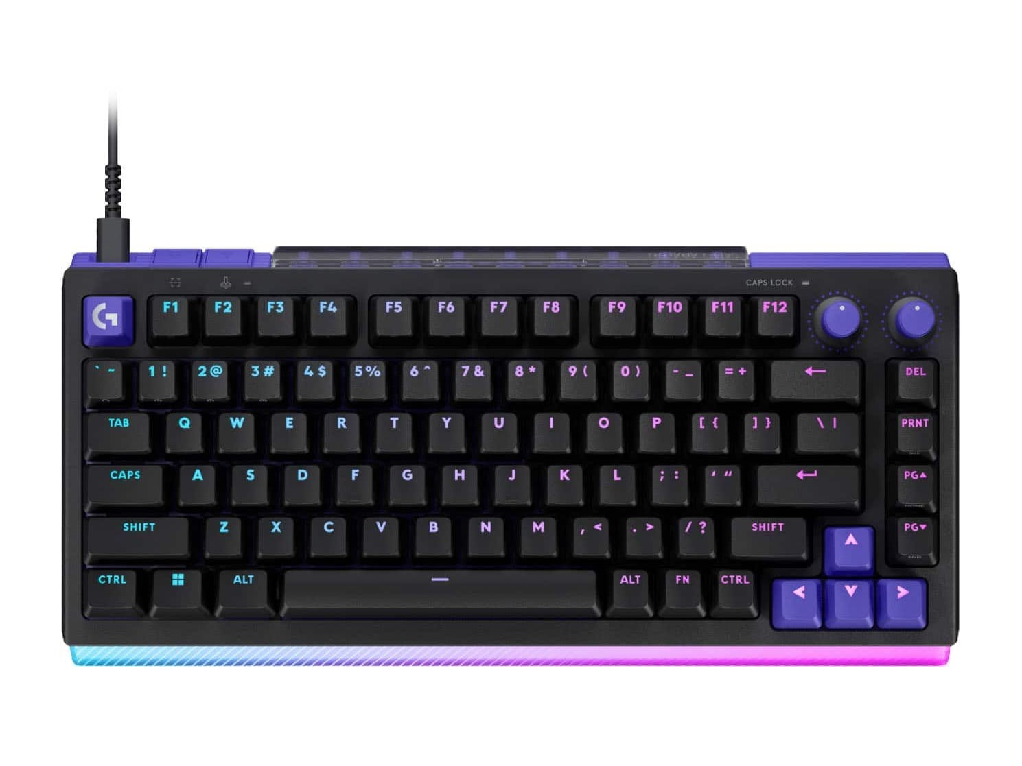 Logitech - G512 X 75 TKL Linear Mechanical Keyboards - Black