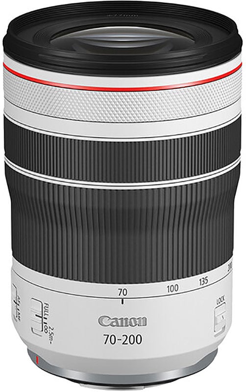 Canon - RF 70-200mm F4 L IS USM Camera Lenses - White