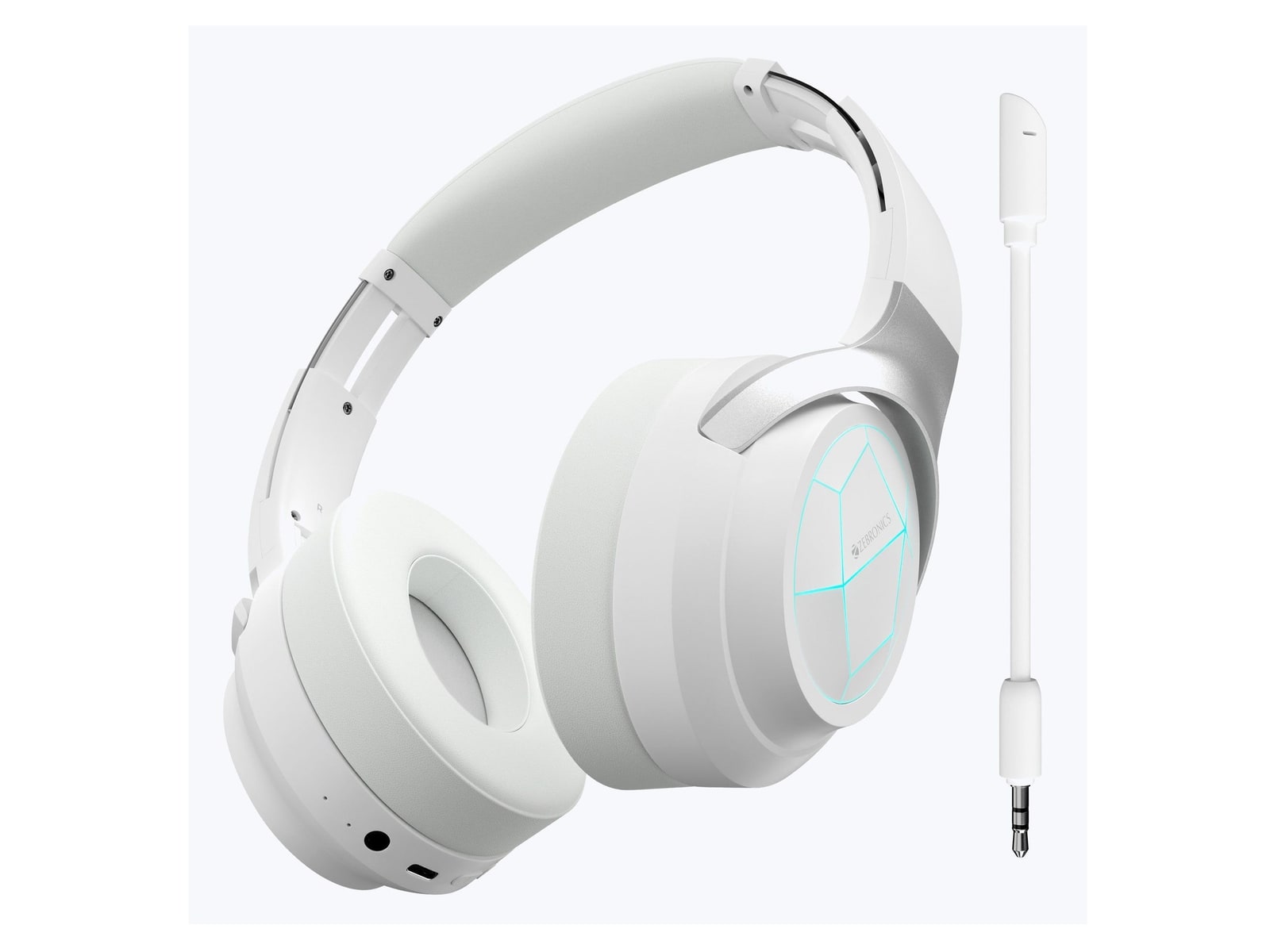 Zebronics - Zeb Envy 2 Over-Ear Headphones - White