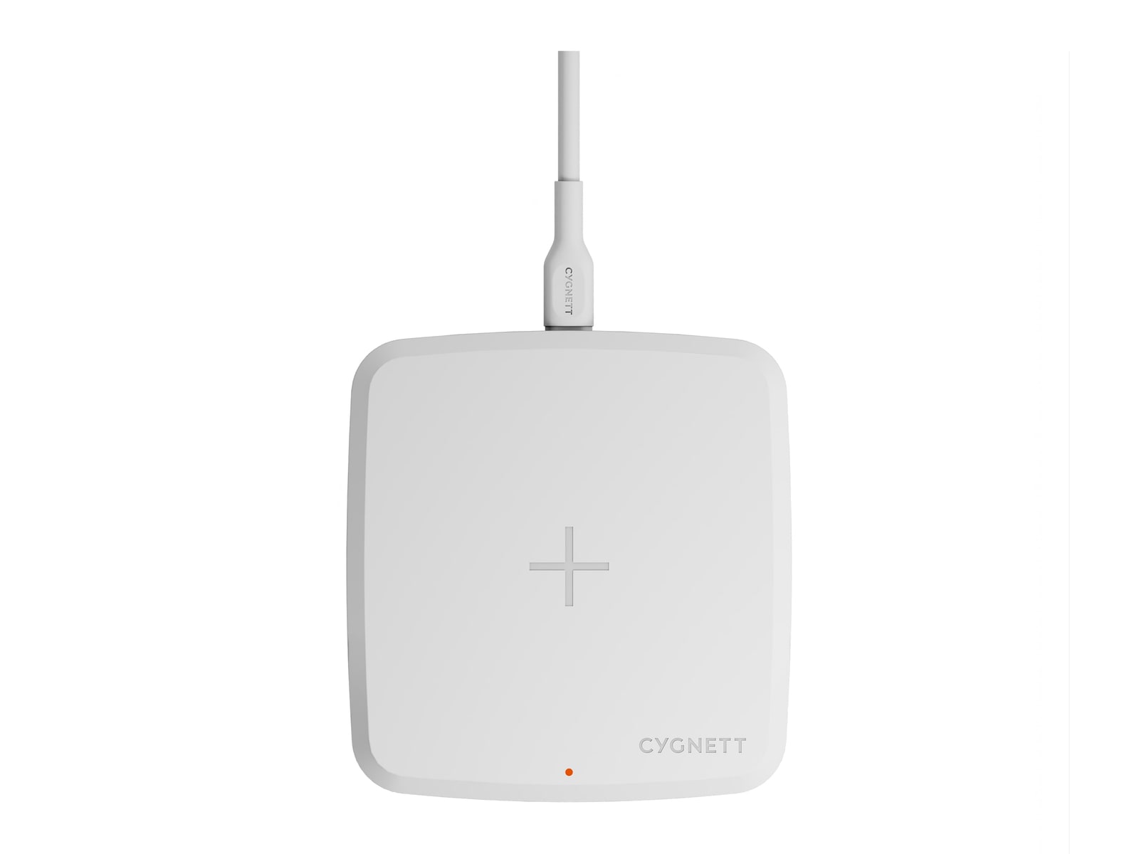 Cygnett - ChargeBase 15W Wireless Phone Charger - White Wireless Chargers
