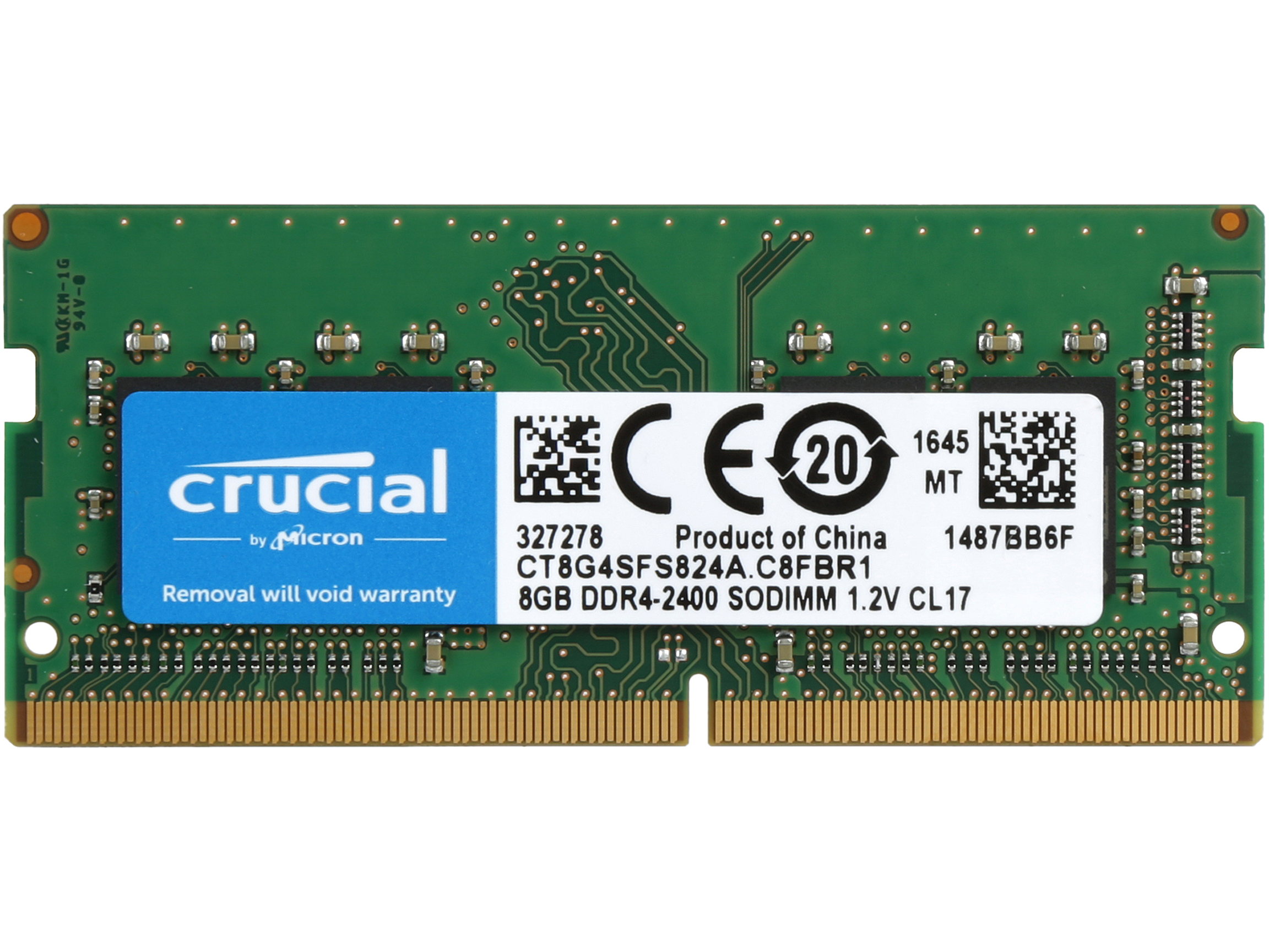 Crucial - 8GB DDR4 2400 CL17 SO-DIMM Memory (RAM)