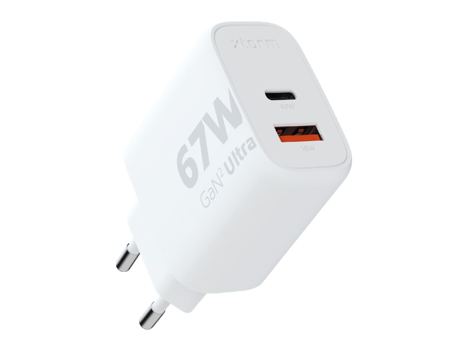 Xtorm - GaN2 Ultra 67W White Wall Chargers