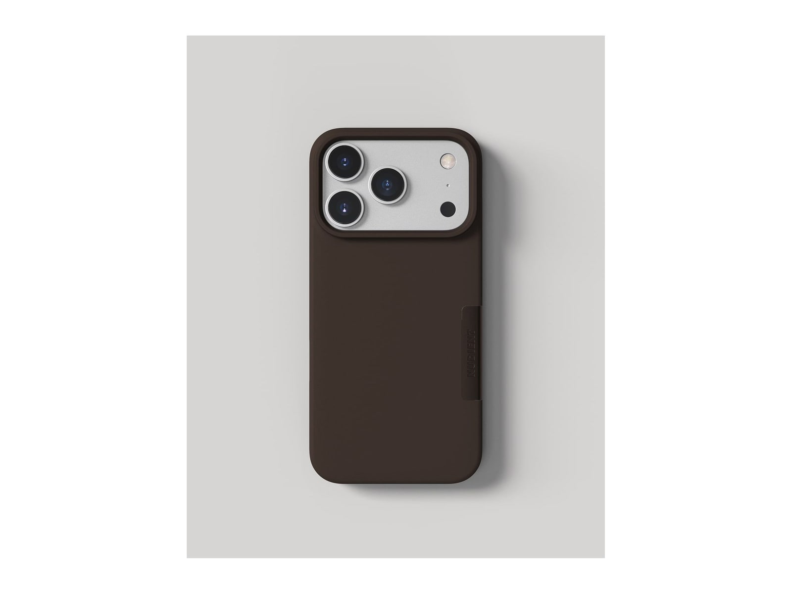 Nudient - Thin Case without MagSafe for iPhone 17 Pro - Dark Brown
