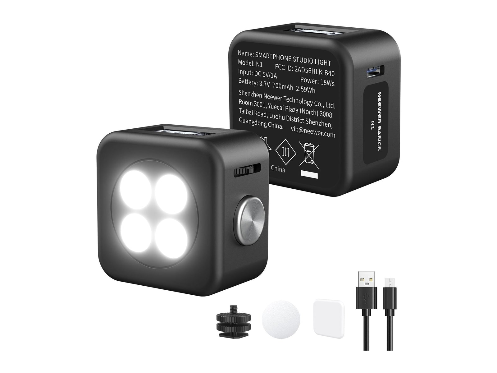 Neewer - BASICS N1 Magnetic Phone Flash Light Camera Accessories