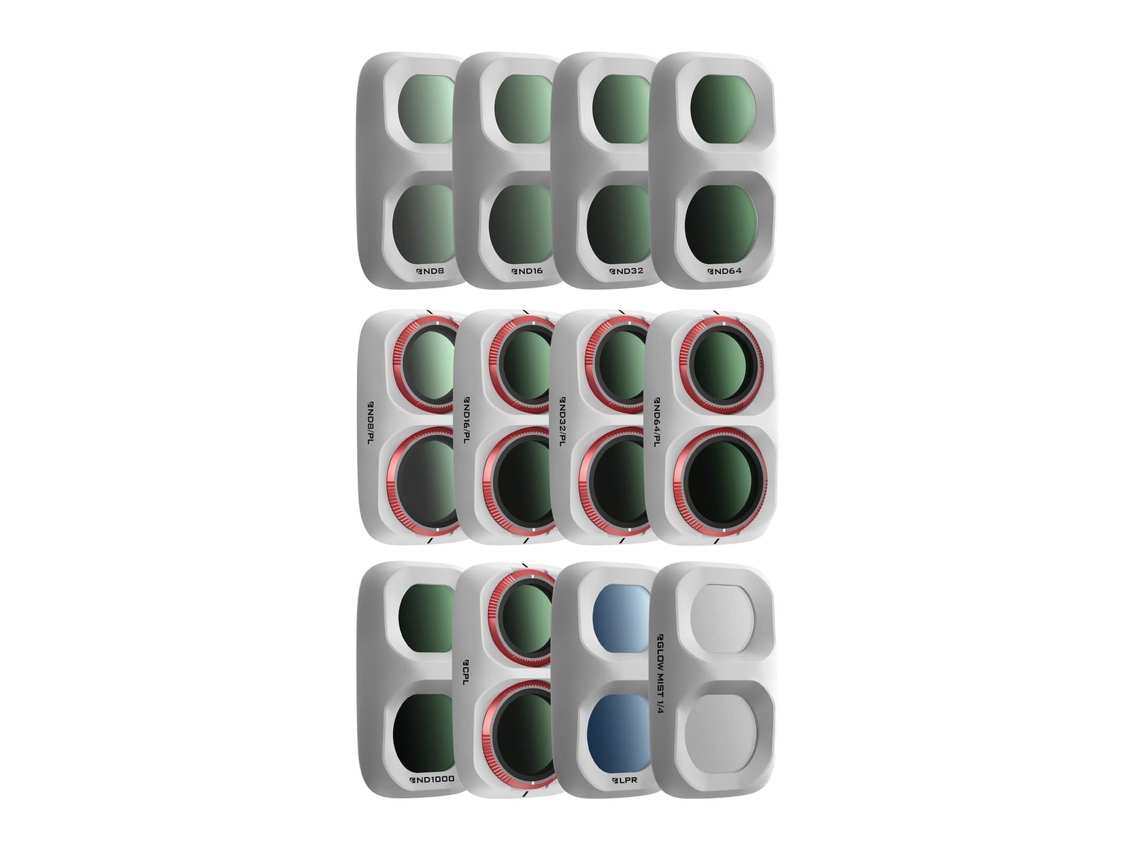 Freewell - DJI Osmo Pocket 4P / Xtra Muse 2 Pro Mega Kit 12 Pack White Camera Accessories - White