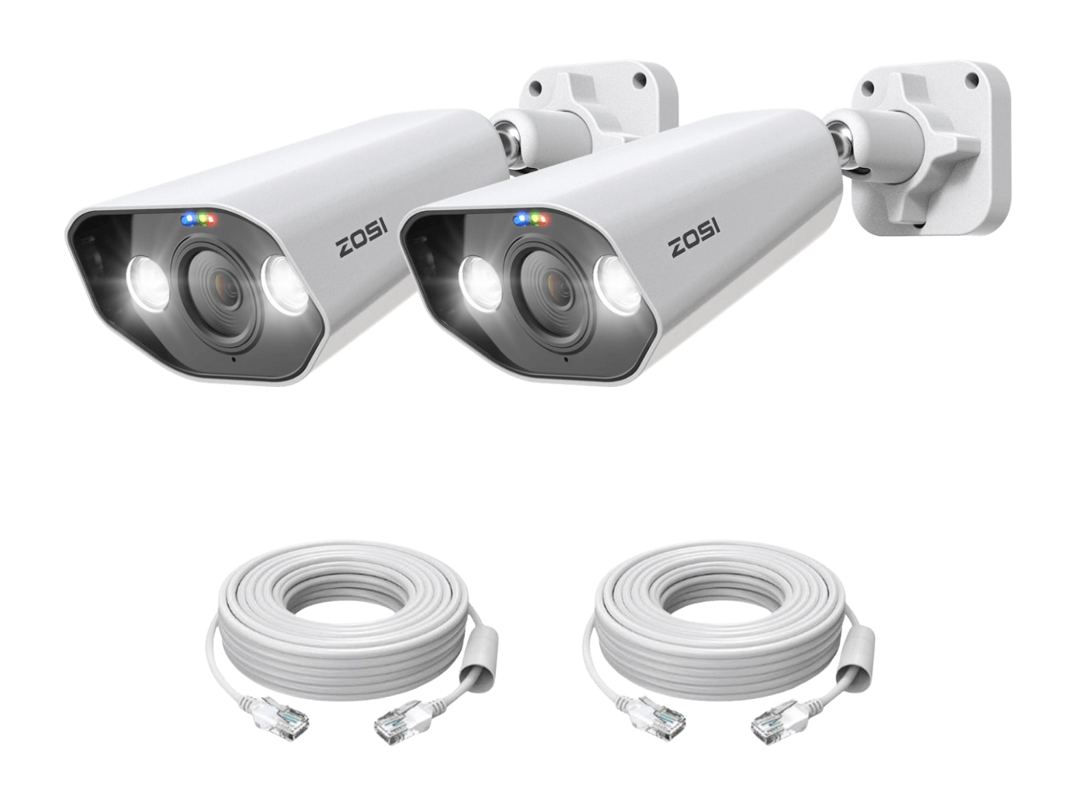 ZOSI - C182 4K PoE - 2-Camera Security Cameras