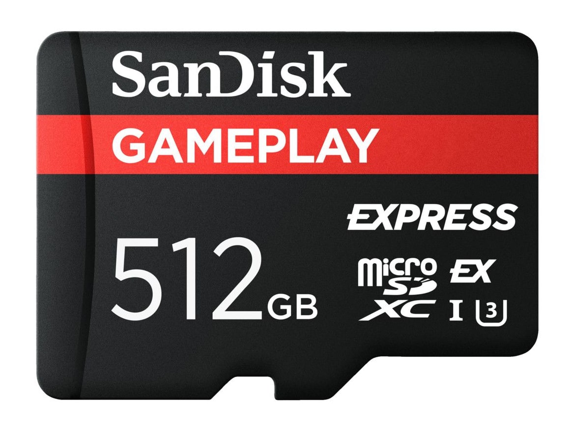 SanDisk - GamePlay microSD Express Works with Nintendo Switch 2 512GB Storage Drives