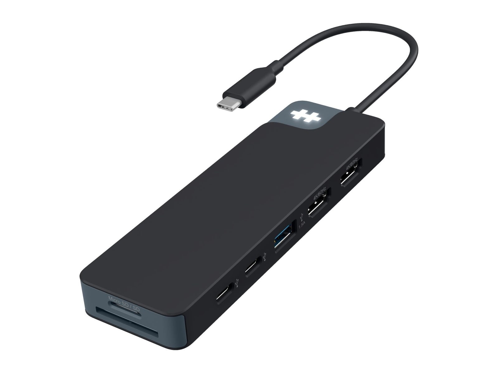 Hyper - HyperDrive Flex 9 Port USB-C Dock Docking Stations - Black Expanse