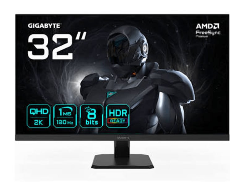 Gigabyte - 31.5" GS32QA QHD 180Hz Gaming Monitors