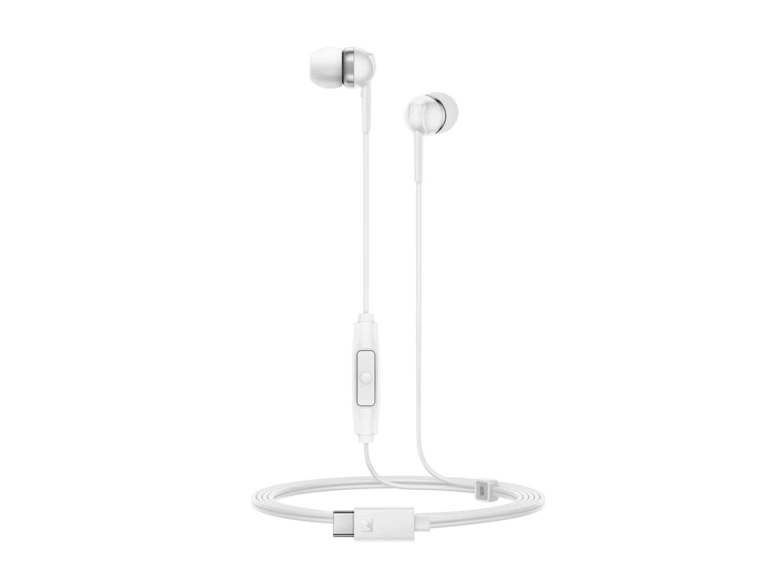 Sennheiser - CX 80U In-Ear Headphones - White