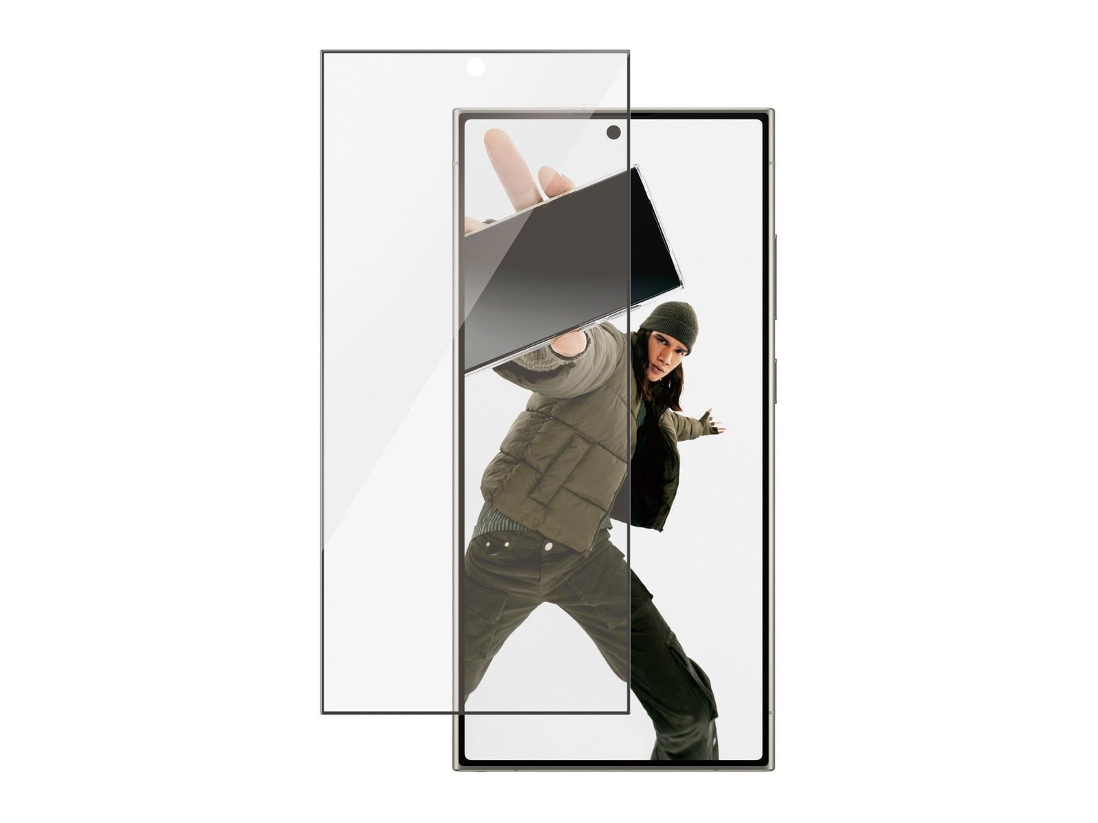PanzerGlass - Screen Protector Samsung Galaxy S24 Ultra Ultra-Wide Fit w. EasyAligner