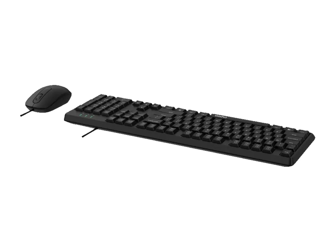 Rapoo - NX1500 Desktop Combo Set (German Layout) Keyboards - Black