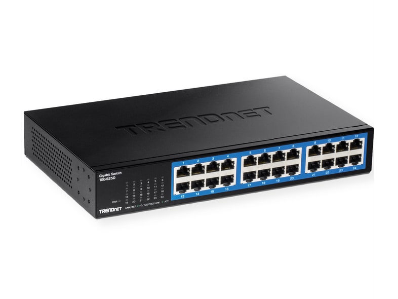 TRENDnet - TEG-S25D 24-Port Gigabit Desktop Switches