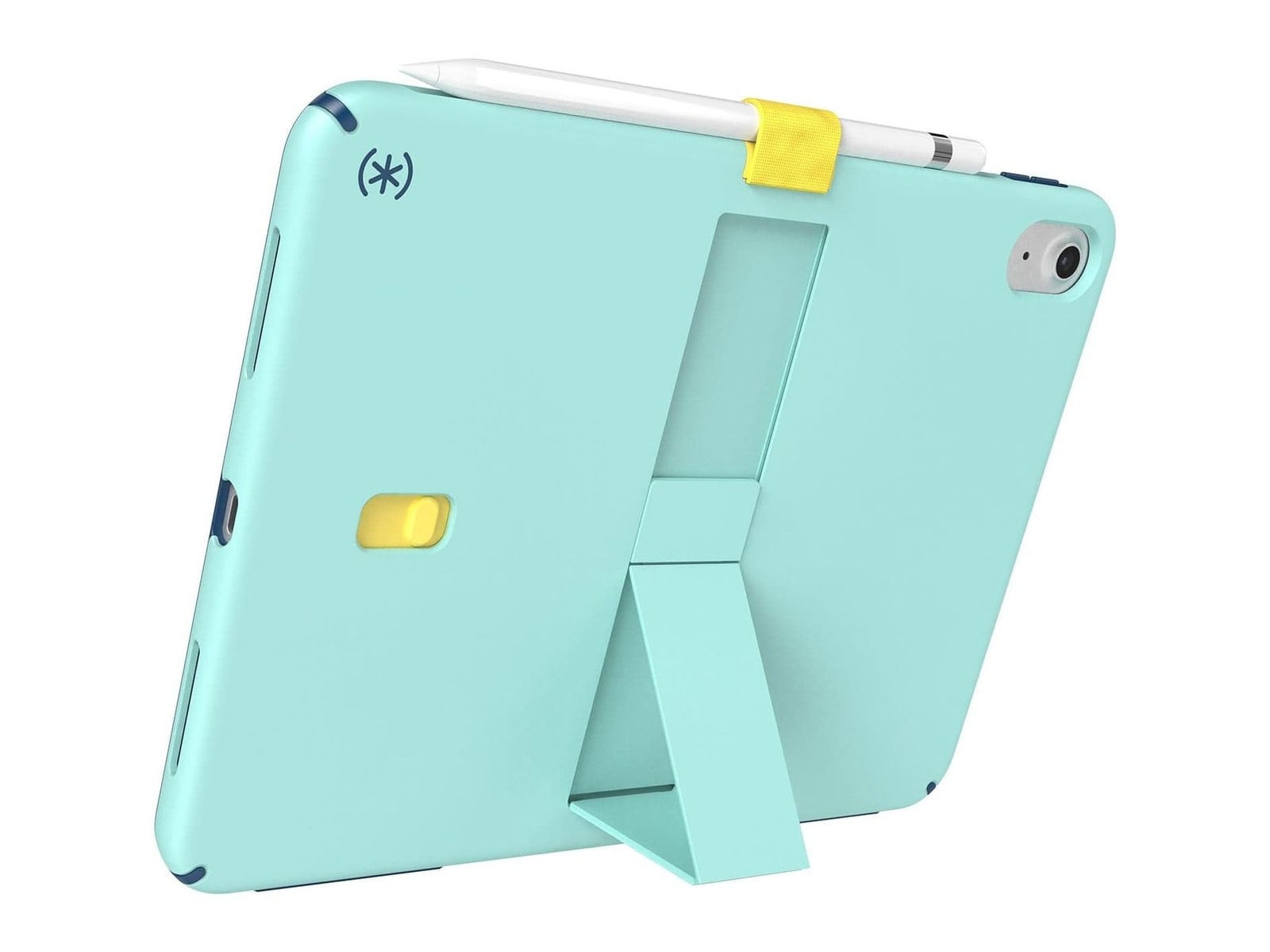 Speck - StandyShell - iPad 10.9-11-inch (2022-2025 - 10th/11th gen A16) - Glass Teal/Deep Sea Blue/Daisy Yellow