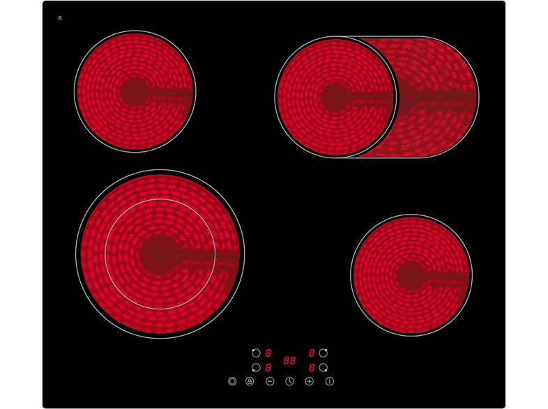 PKM - KF4-2KB G Ceramic Hob Cooktops