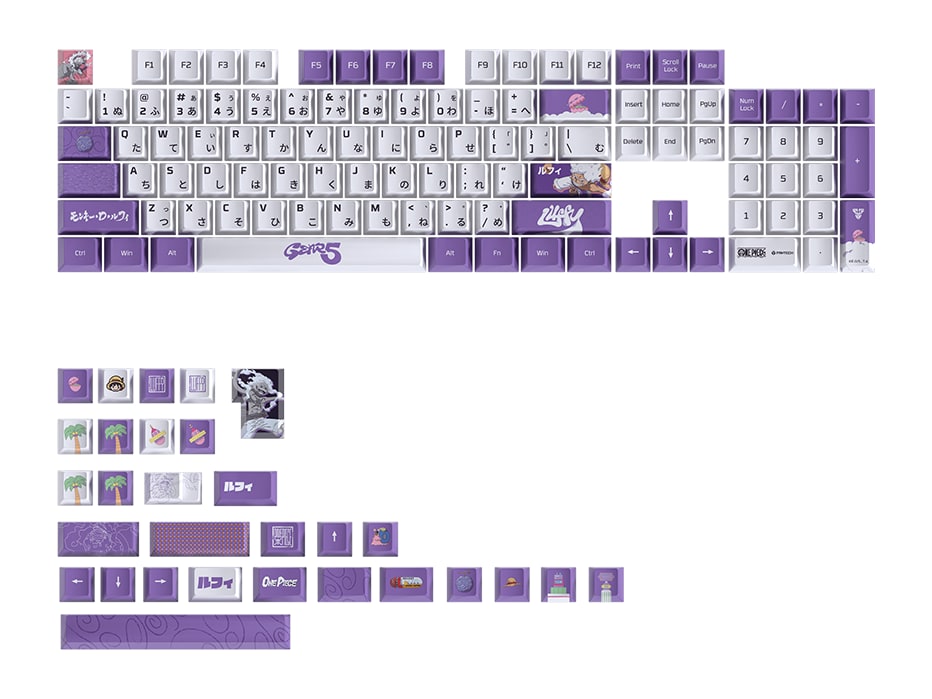 Fantech - ACK03 Keycaps One Piece Edition Luffy Gear 5