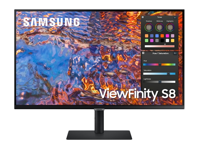 Samsung - 32" ViewFinity S8 S32B800P 4K UHD 60Hz 4K/5K Monitors