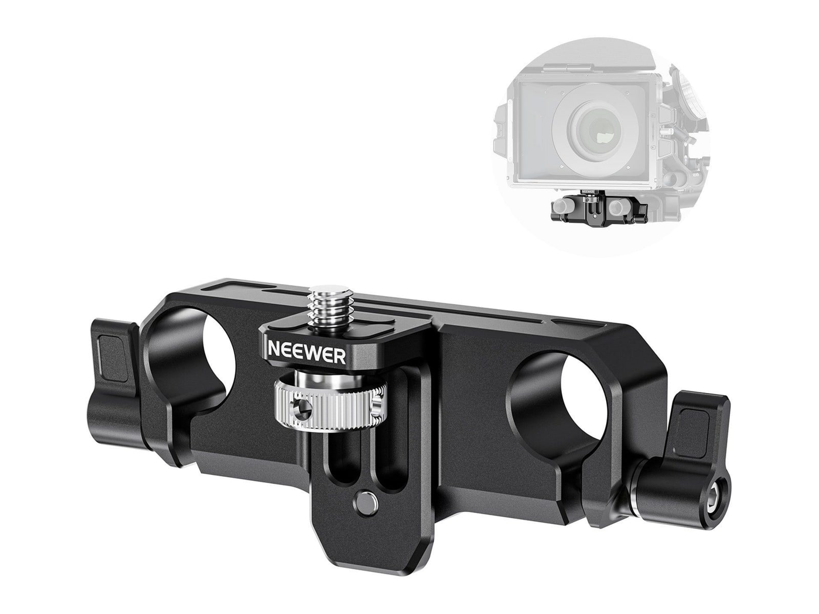 Neewer - PG013 Height Adjustable LWS 15mm Rod Clamp Matte Box Support Camera Accessories