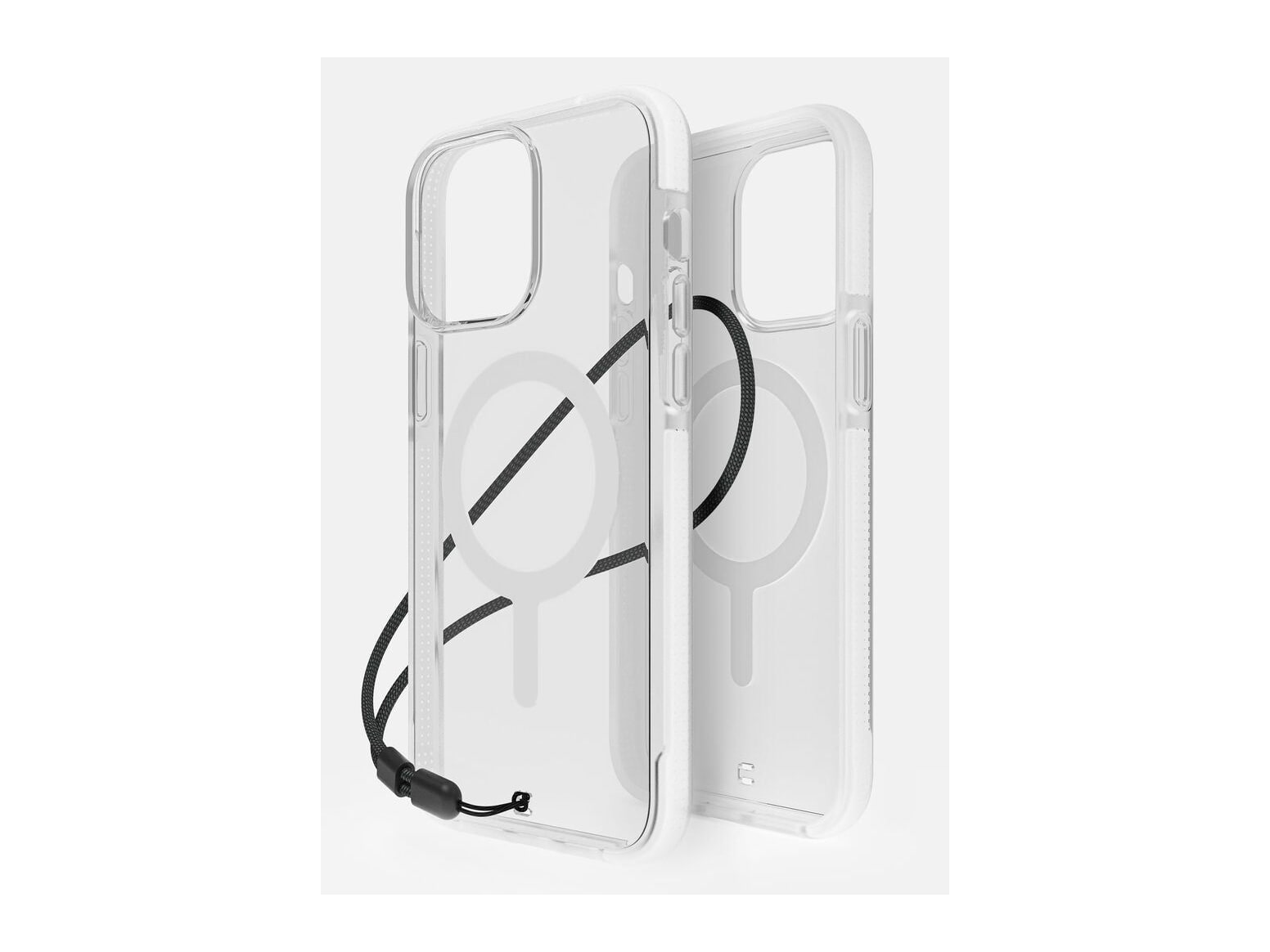 BodyGuardz - Ace Pro MagSafe iPhone 15 Pro Max - Clear/White