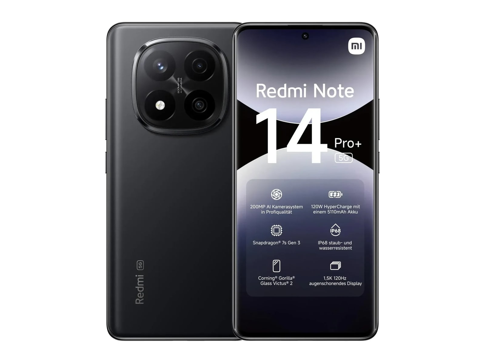 Redmi - Note 14 Pro Plus 5G 512GB - Black